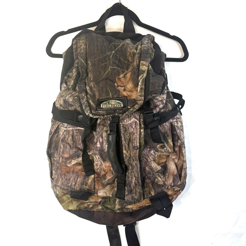 Fieldline Camouflage Hunting Backpack Day Pack Heavy Duty Rugged Vintage